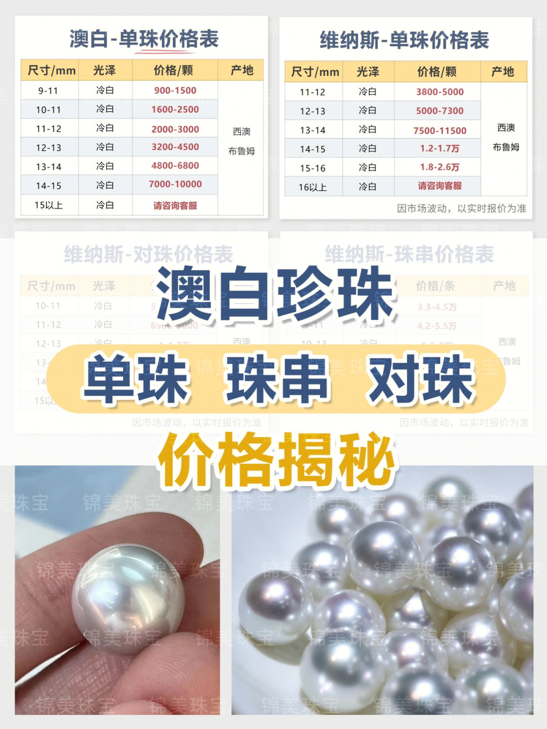 维纳斯澳白珍珠价格揭秘75避坑指南篇60