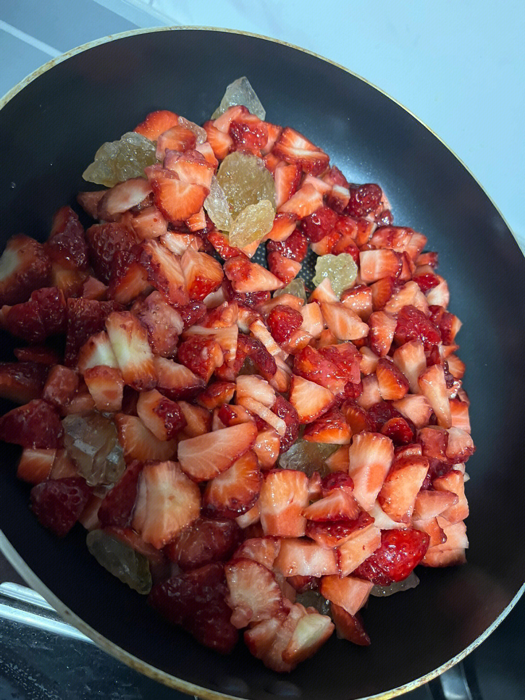 自制草莓酱最近开始研究各种美食