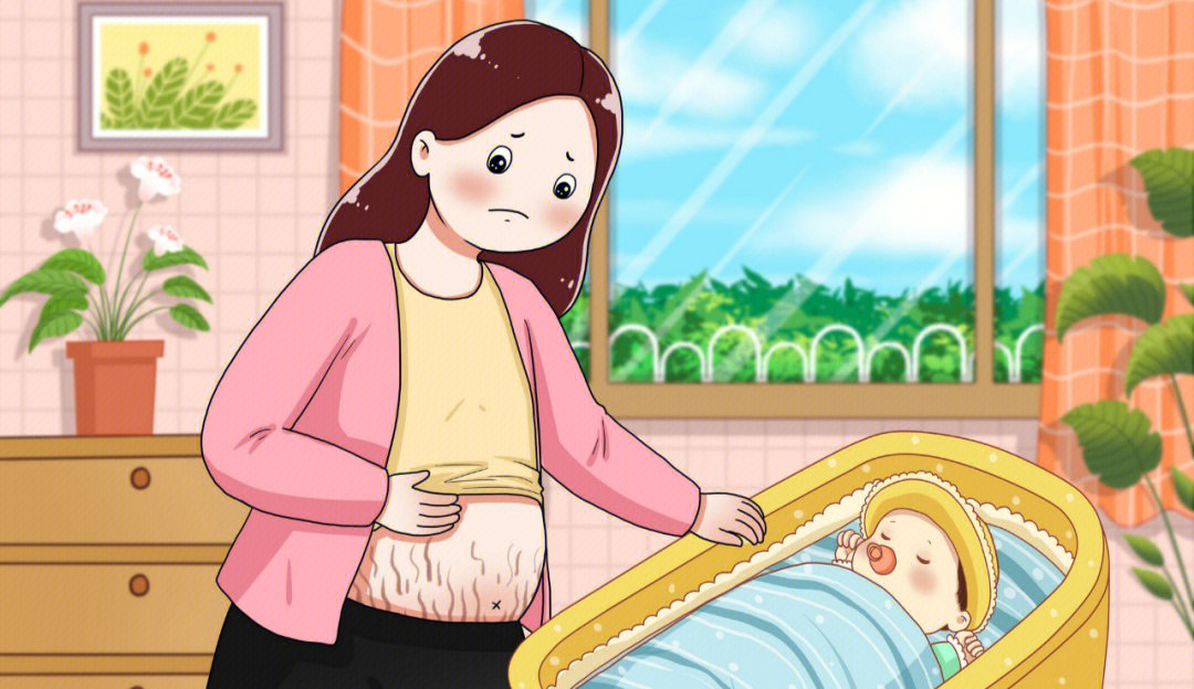 孕妇肚子疼生孩子图片