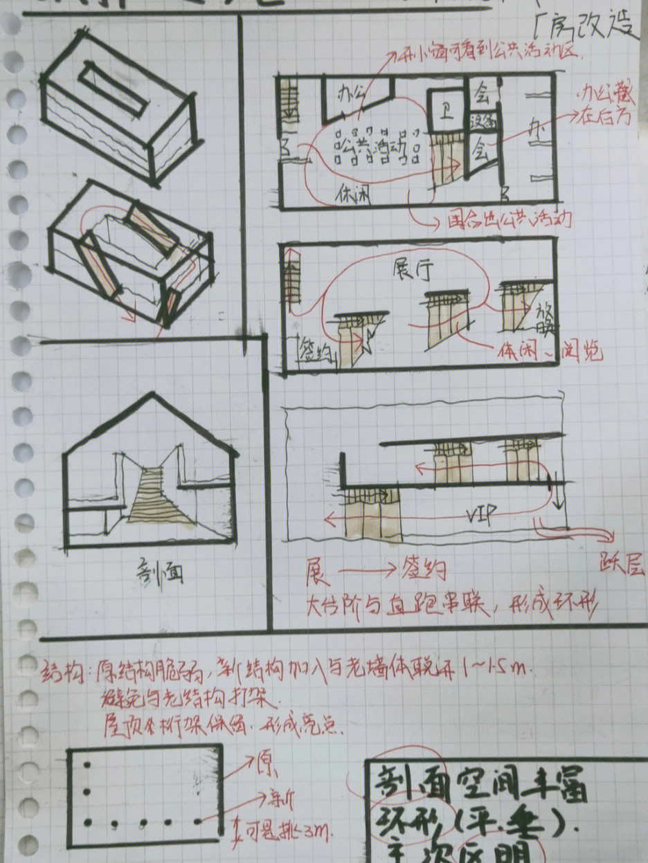 史密斯住宅案例抄绘图片