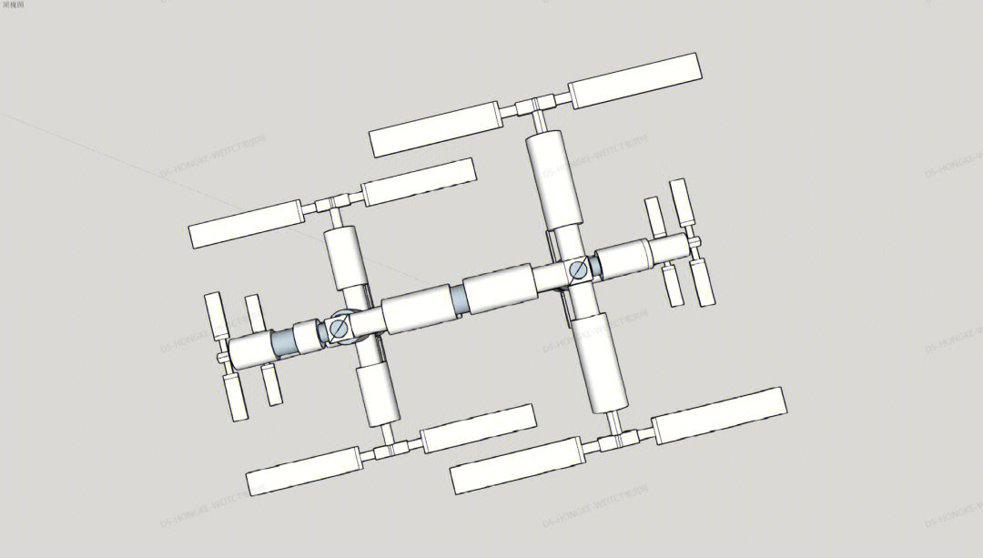 天宫空间站结构简图图片