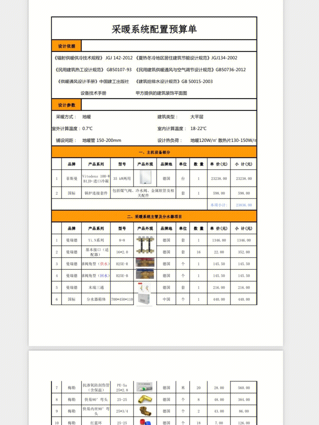 暖气片报价图片