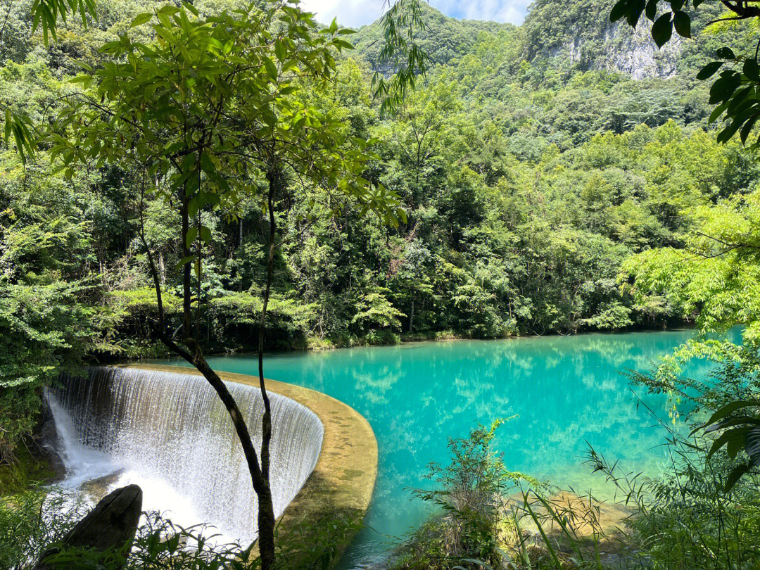 贵州自驾游小七孔风景区