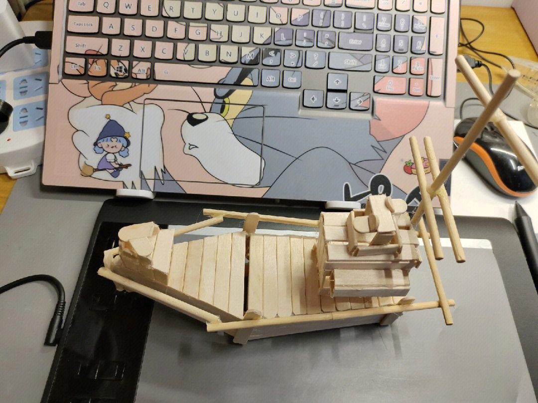 筷子制作帆船步骤图解图片