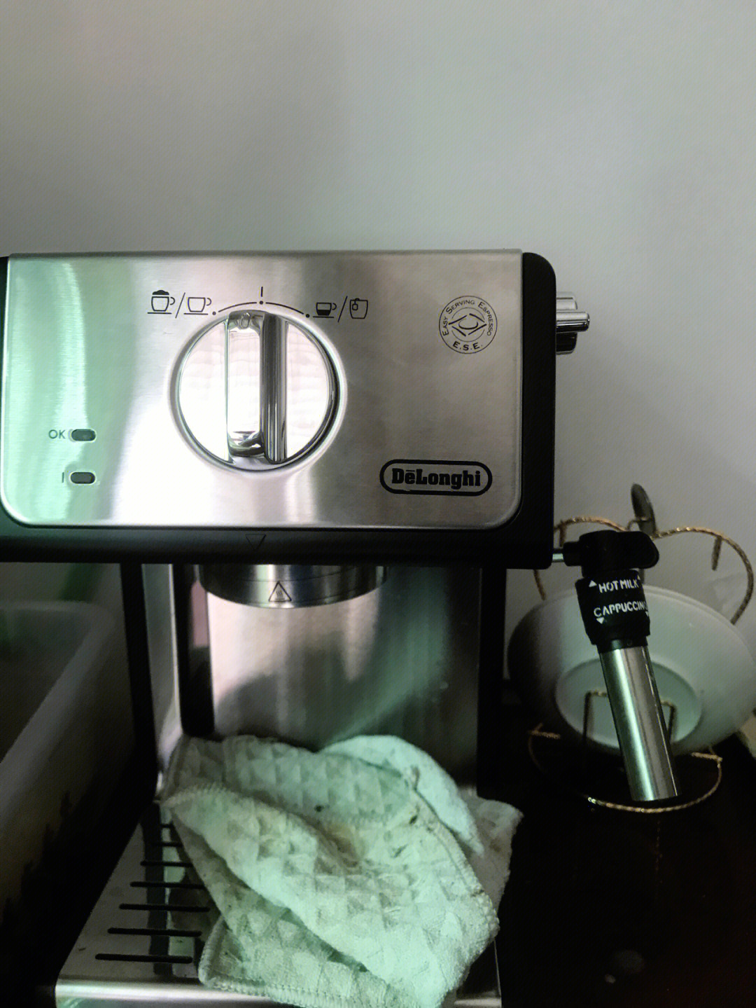 德龙咖啡机萃取器卡住图片