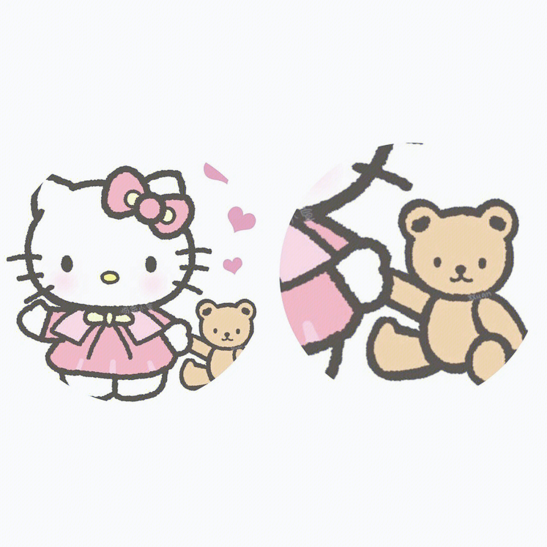 情头#kitty控#情侣头像#我是hellokitty控#hellokitty