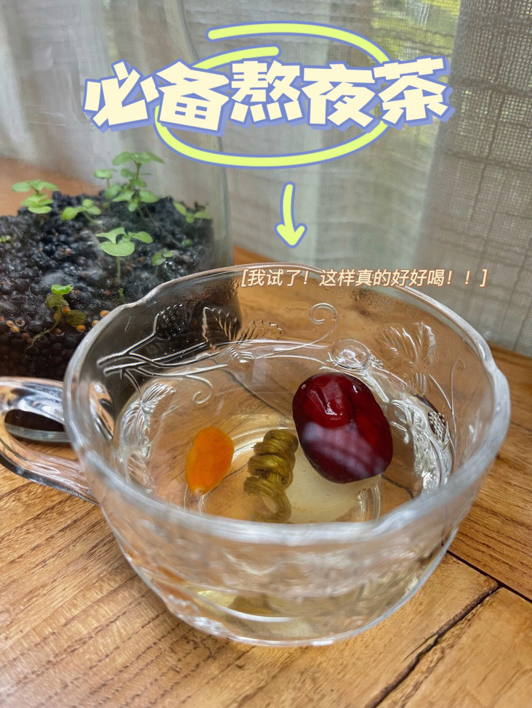 西洋参石斛茶熬夜快乐水