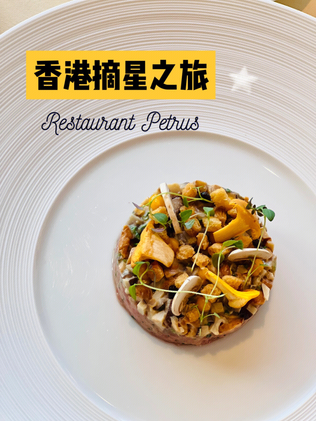 香港米芝莲摘星之旅16682petrus柏翠餐厅