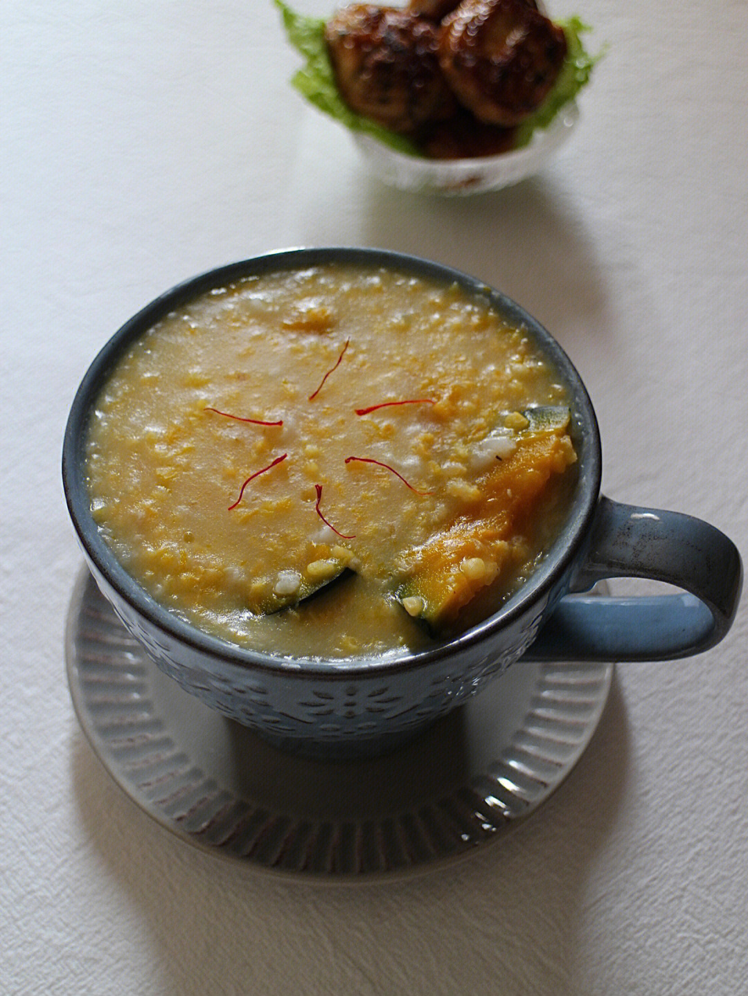 brunch南瓜玉米糁粥中式早餐