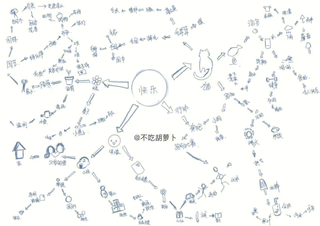 娃哈哈思维导图联想图片