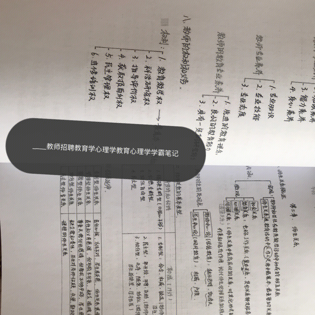 教师招聘教育学心理学教育心理学学霸笔记