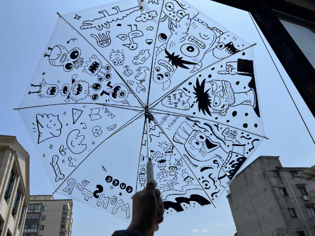 伞的创意画图片大全图片