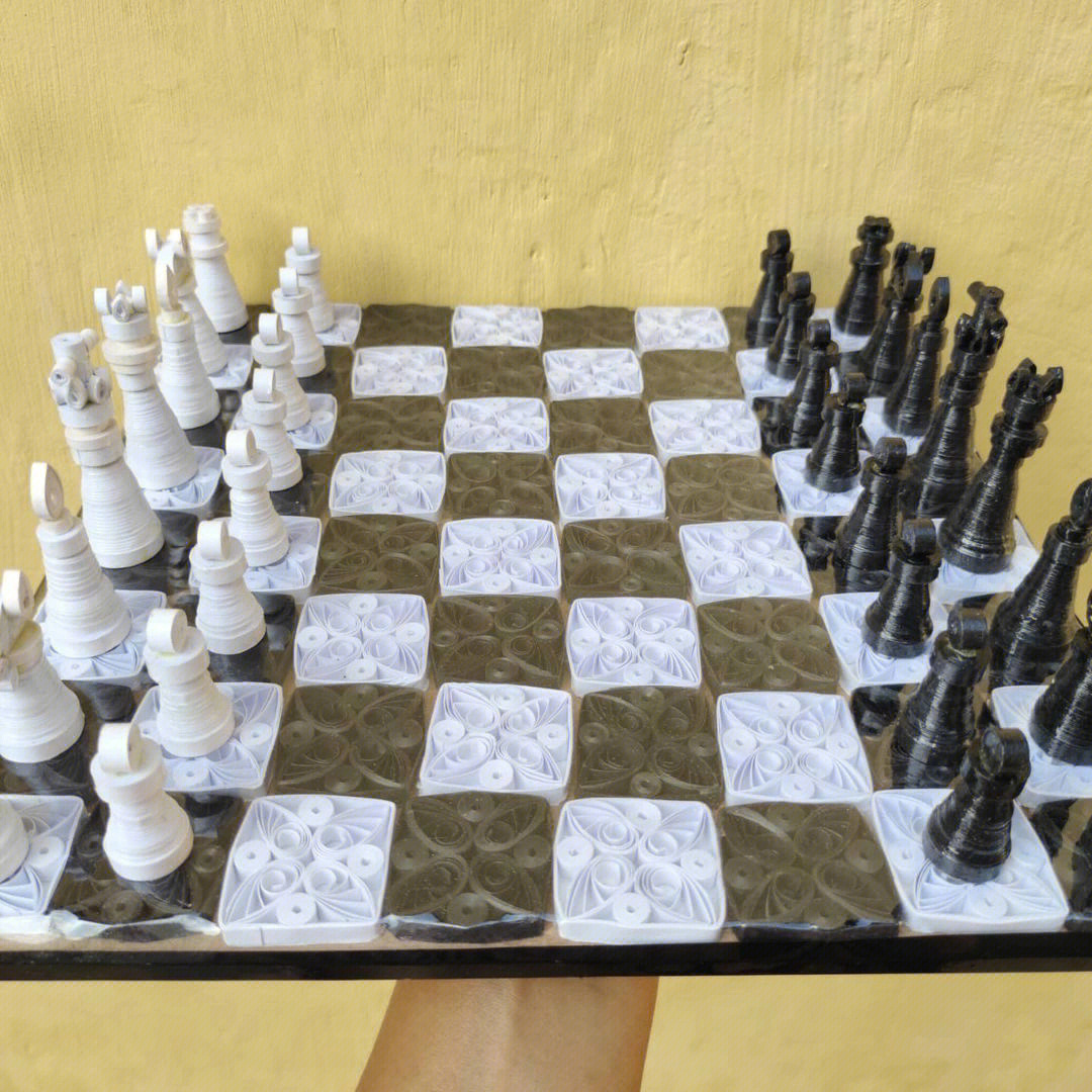国际象棋手工作品图片
