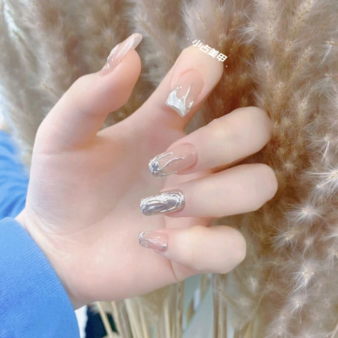 springnailsⅡ立体水波纹90春日美甲