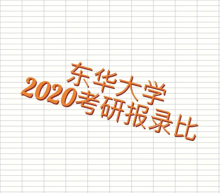 报录比东华大学2020考研报录比