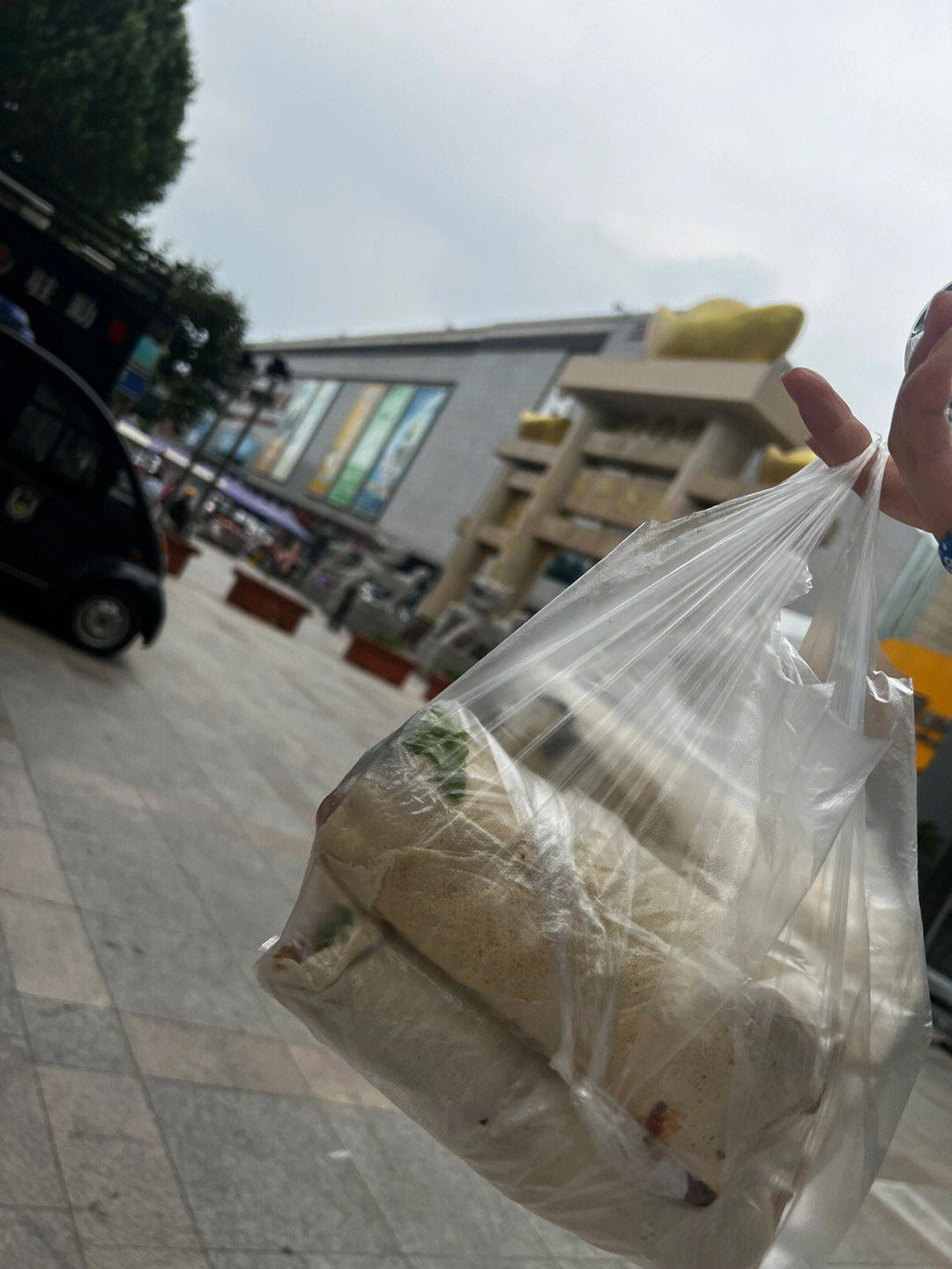 麻花卷煎饼的图图片