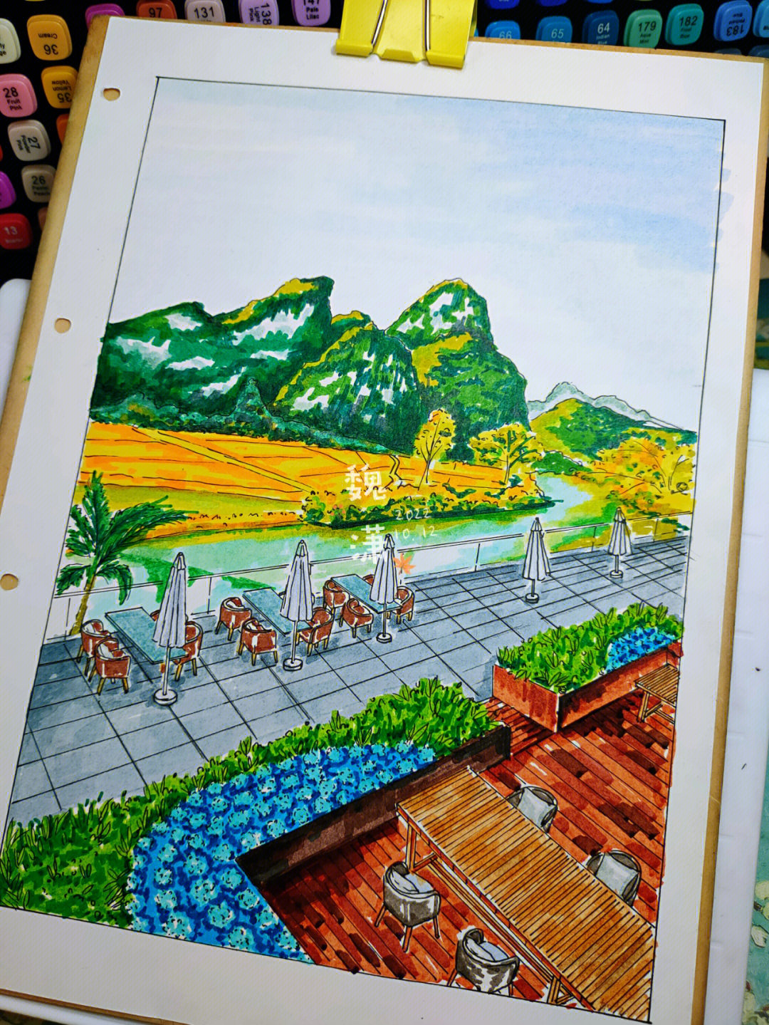 风景画  