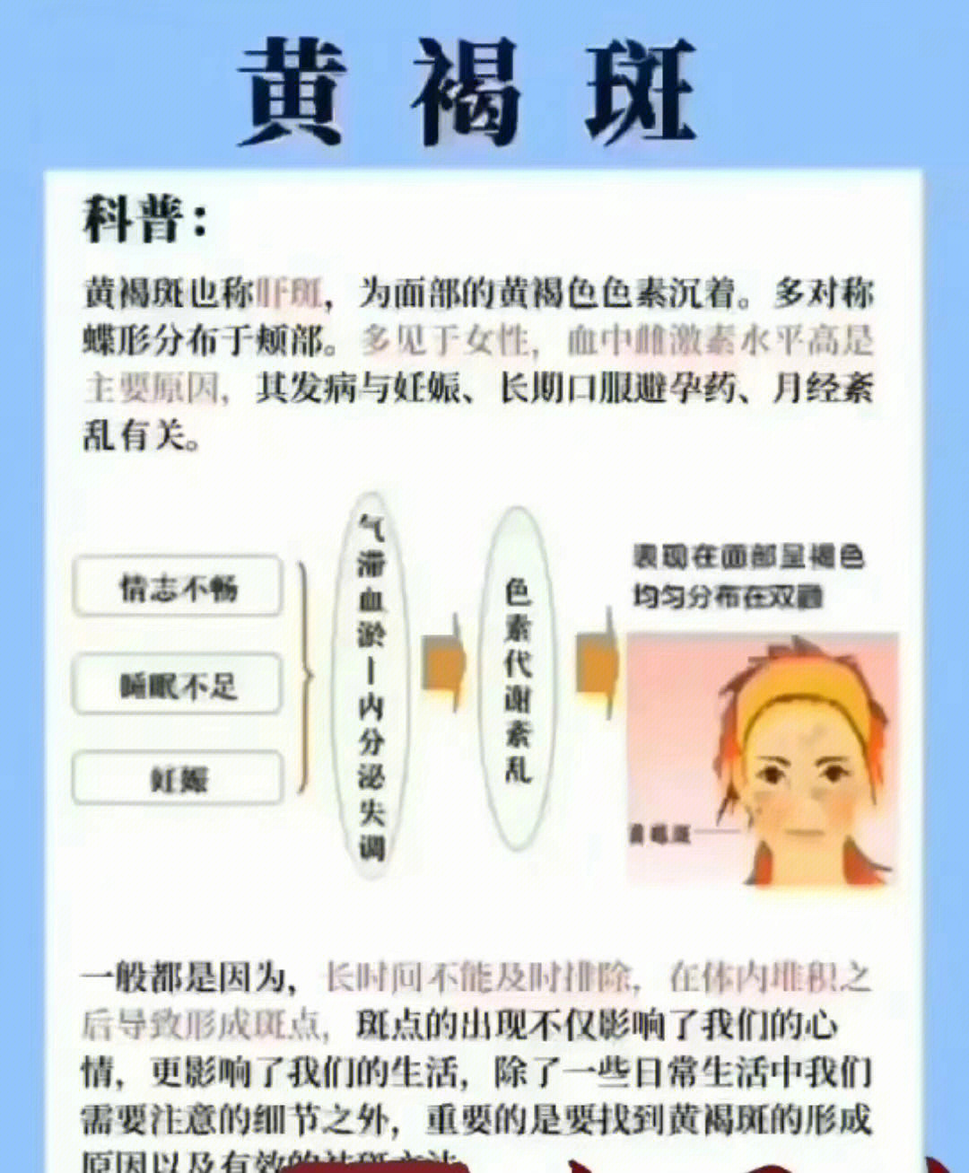 脖子上长黄褐斑的原因图片