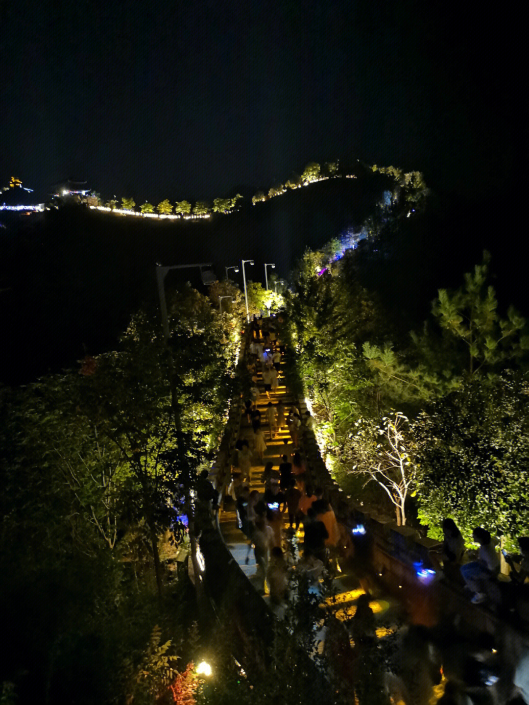 永康小长城夜景图片图片