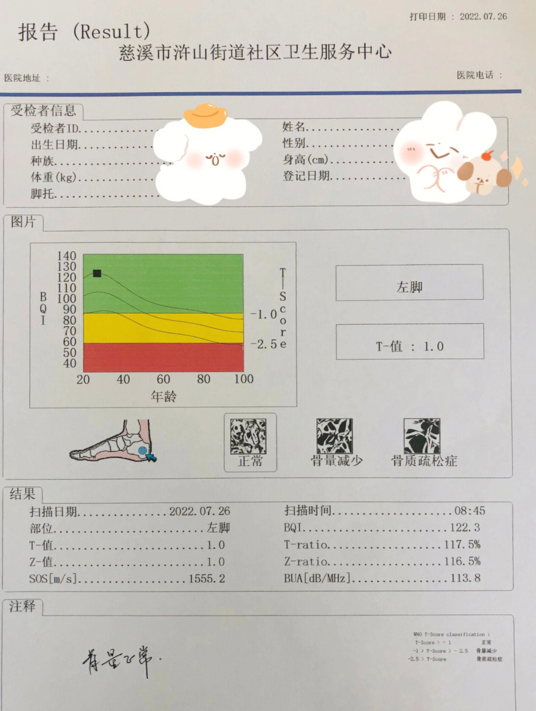 骨代谢标志物5项检测图片