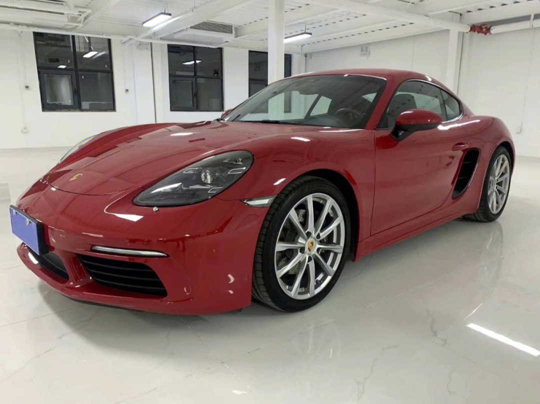 保时捷718cayman60胭脂红车况