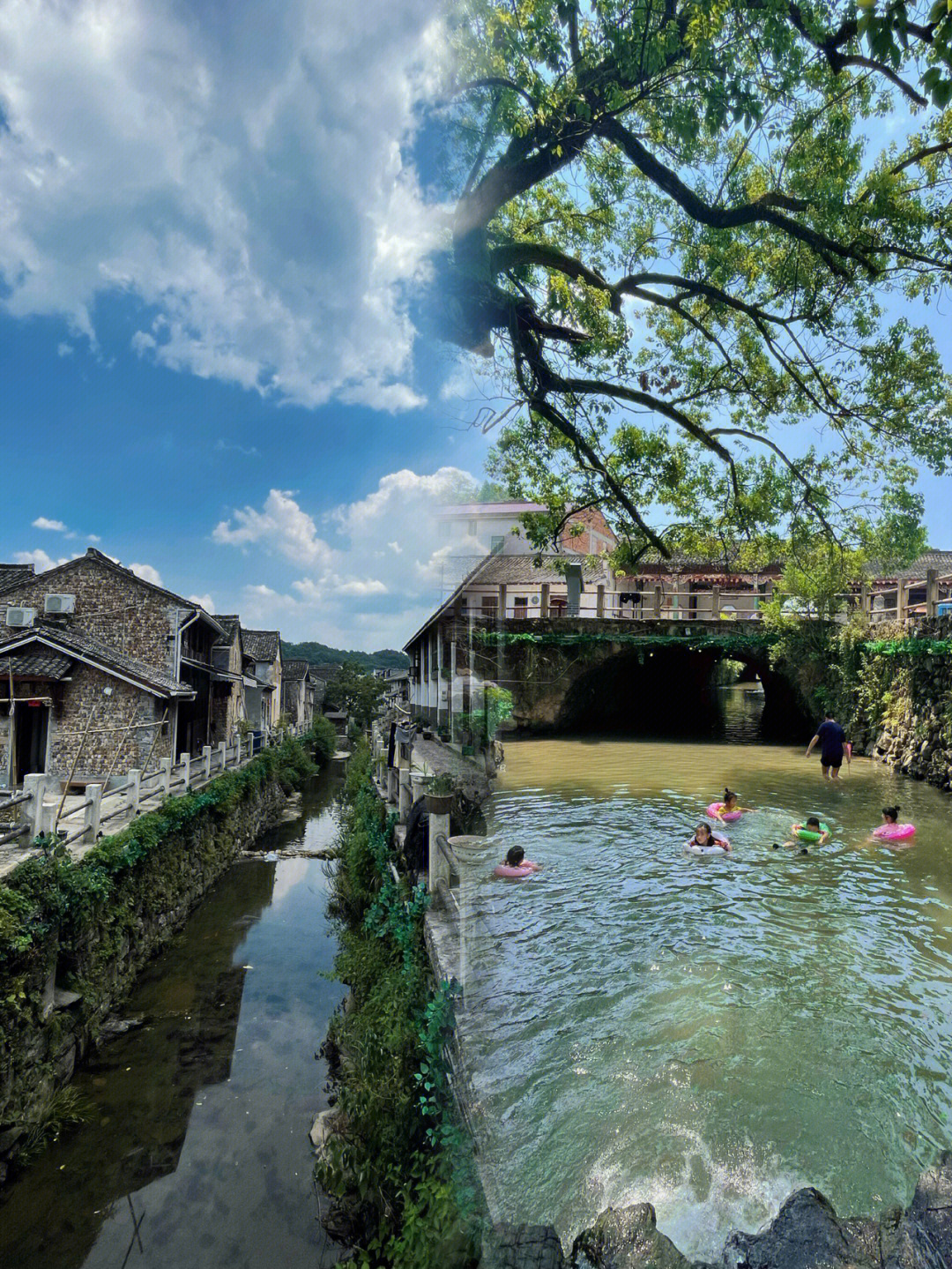 浦江游玩嵩溪古村风景区