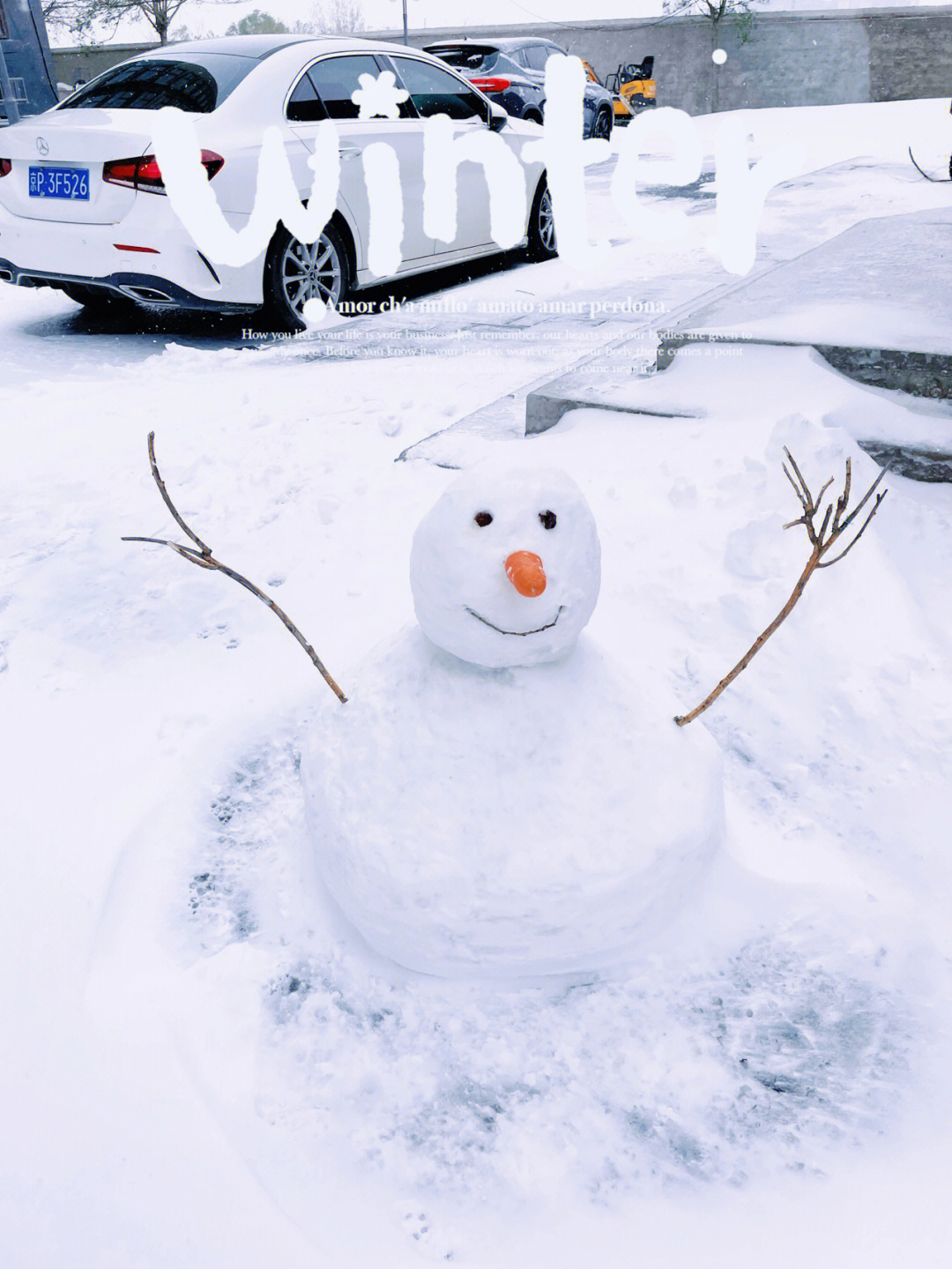 下雪真的太浪漫啦