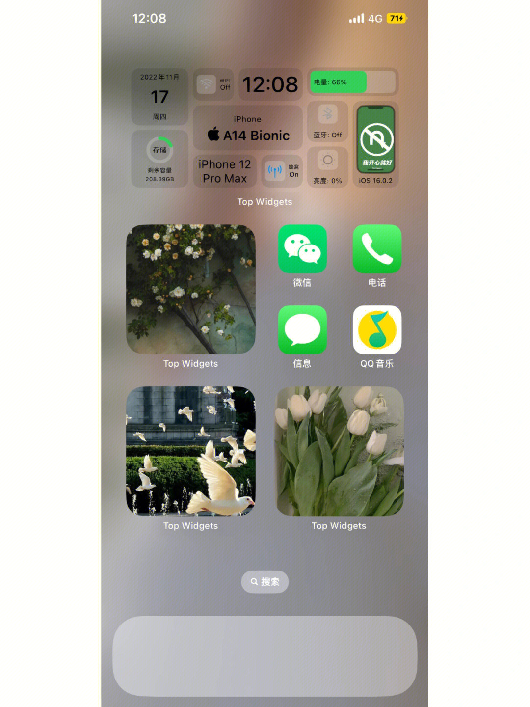 iphone12默认桌面布局图片