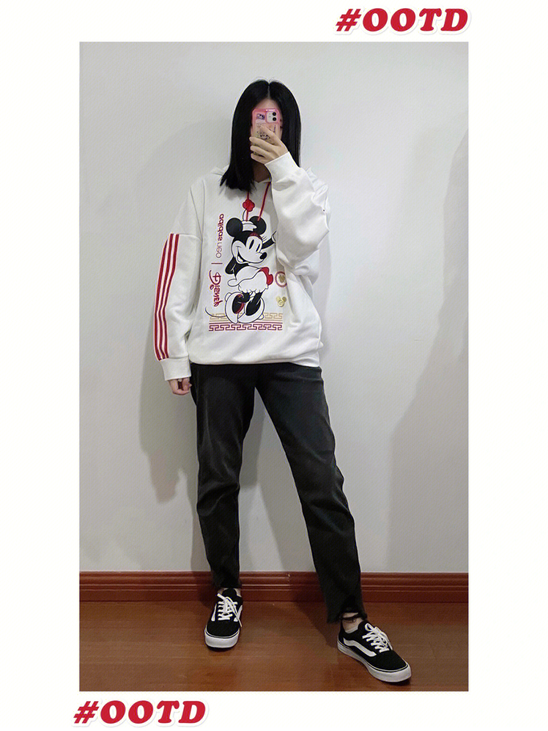 白色连帽卫衣07ootd