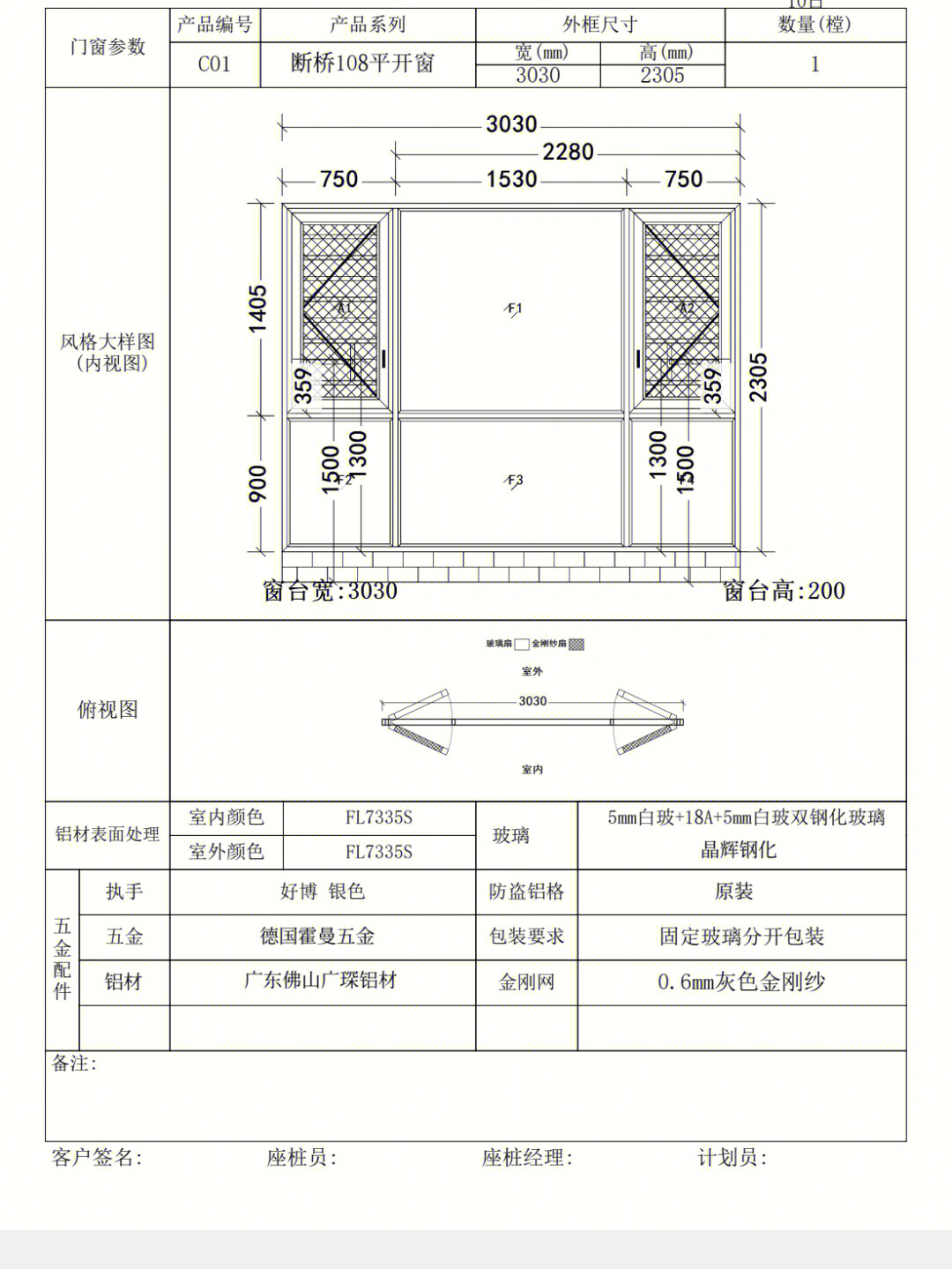 推拉门下料公式图解图片