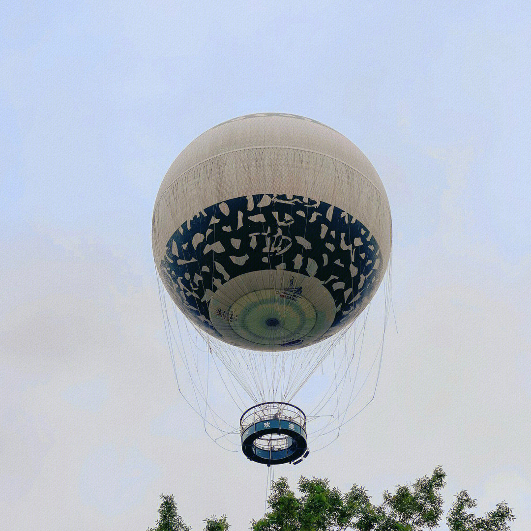 西溪湿地公园氦气球打卡国庆出游杭州