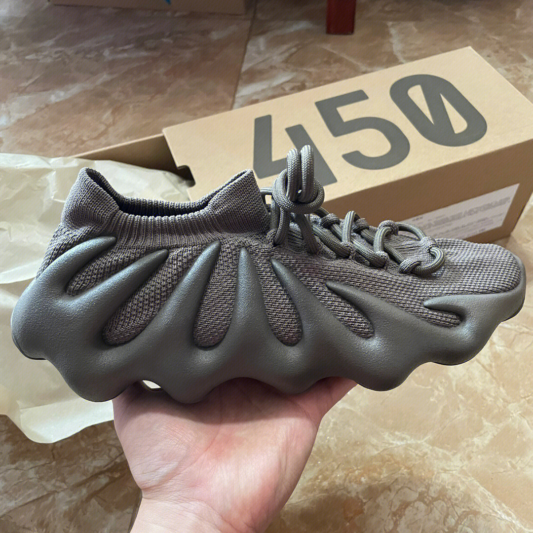 中麻了yeezy450煤渣开箱