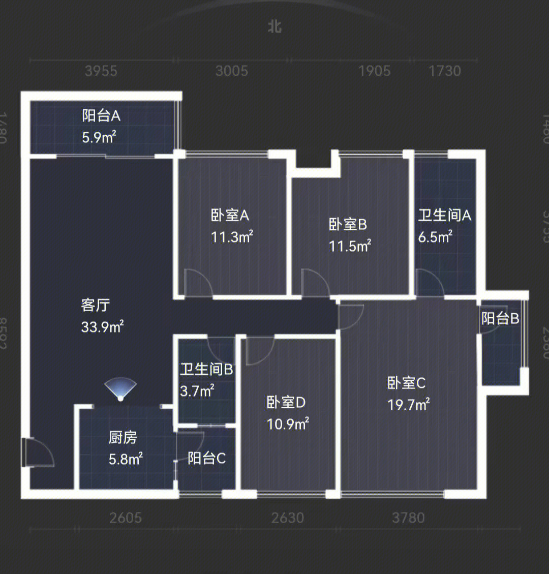 美泉悦府一期户型图图片