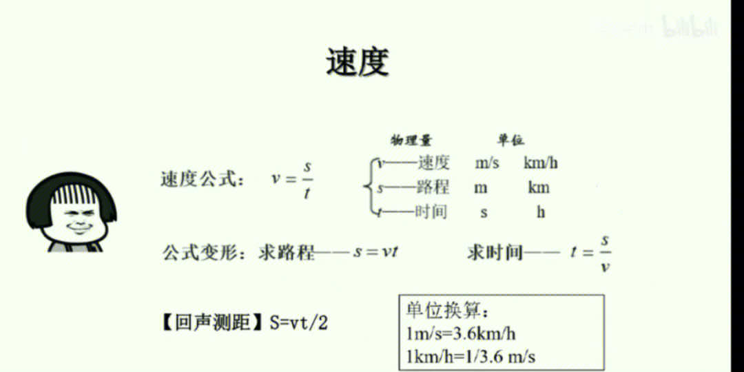 八年级上册物理知识点总结