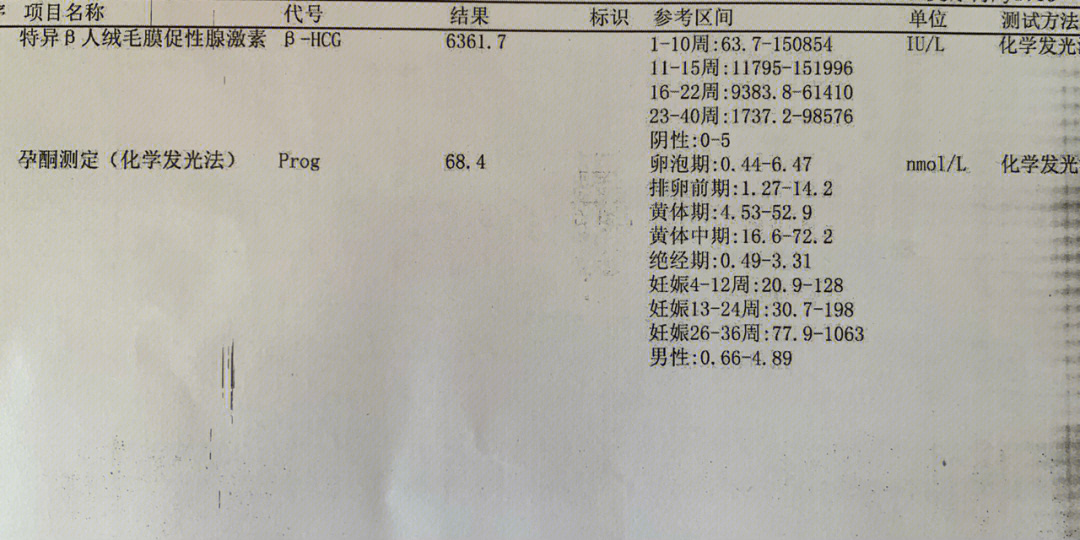 怀孕查血图片