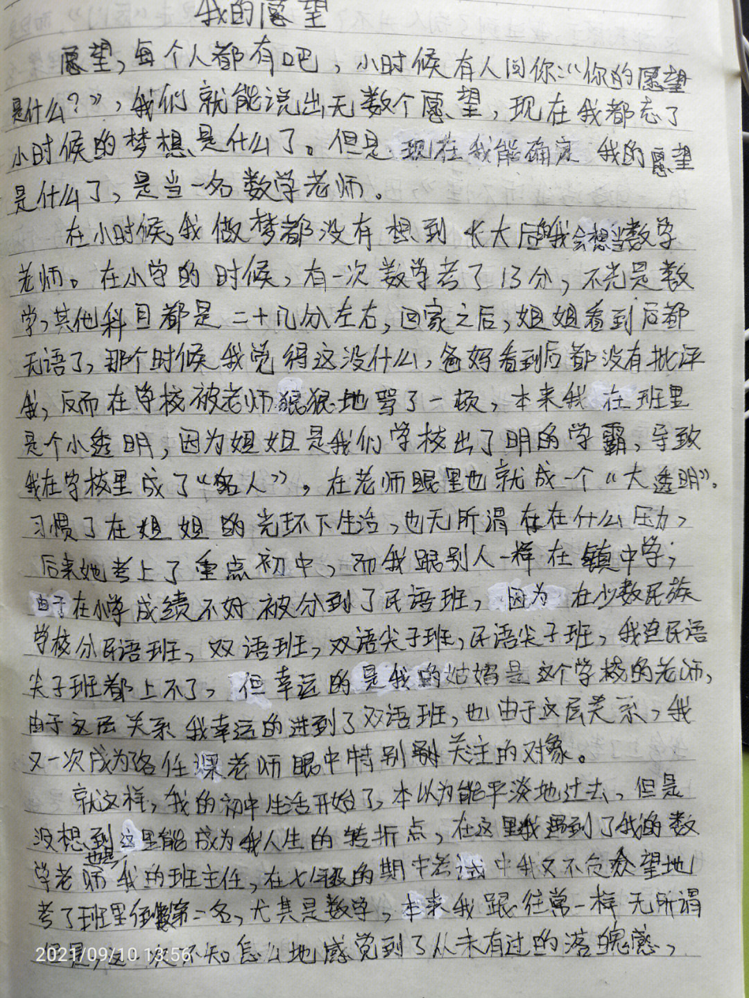 我的愿望20字图片