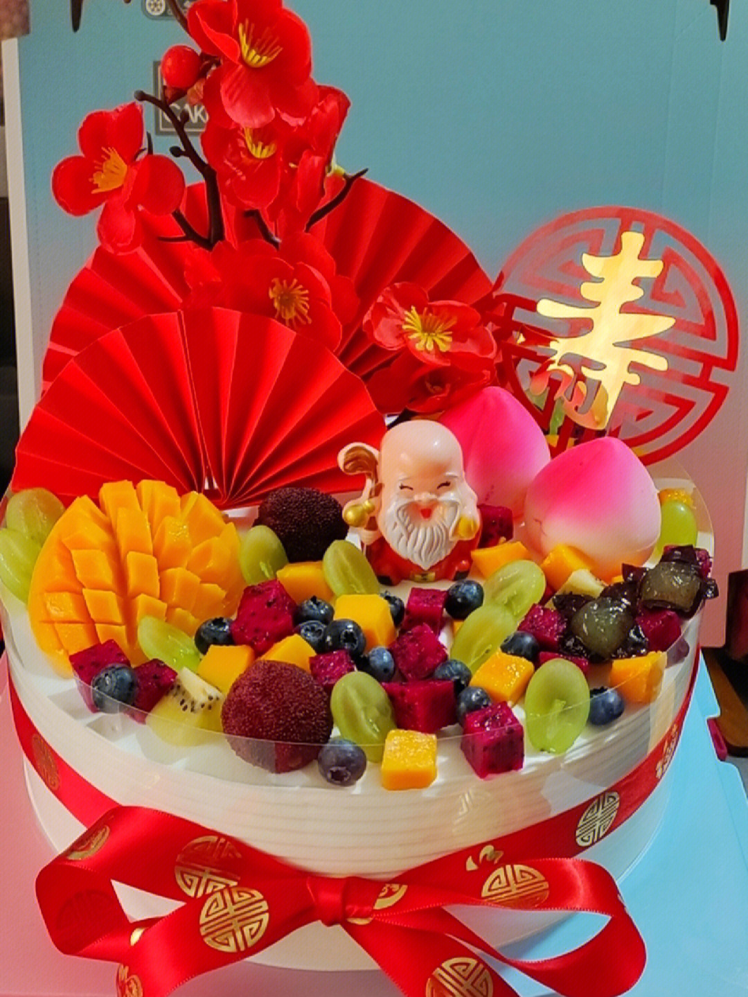 祝寿蛋糕73水果蛋糕