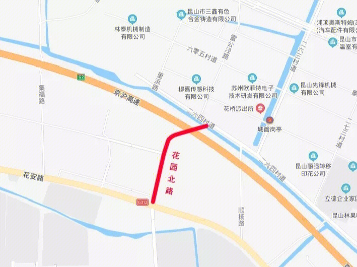 江苏昆山花桥镇地图图片