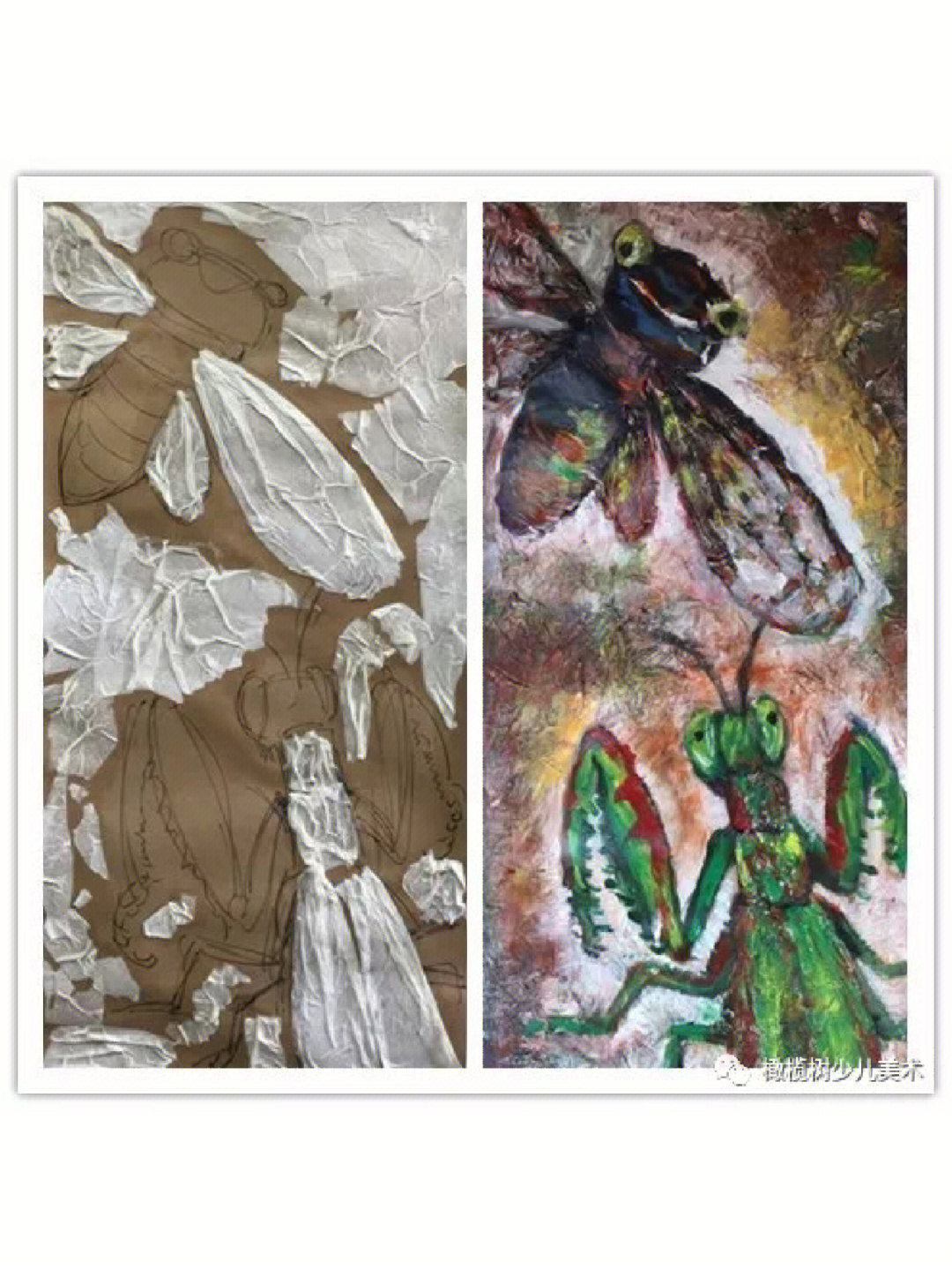 跟着直觉一起玩综合材料绘画表现形式