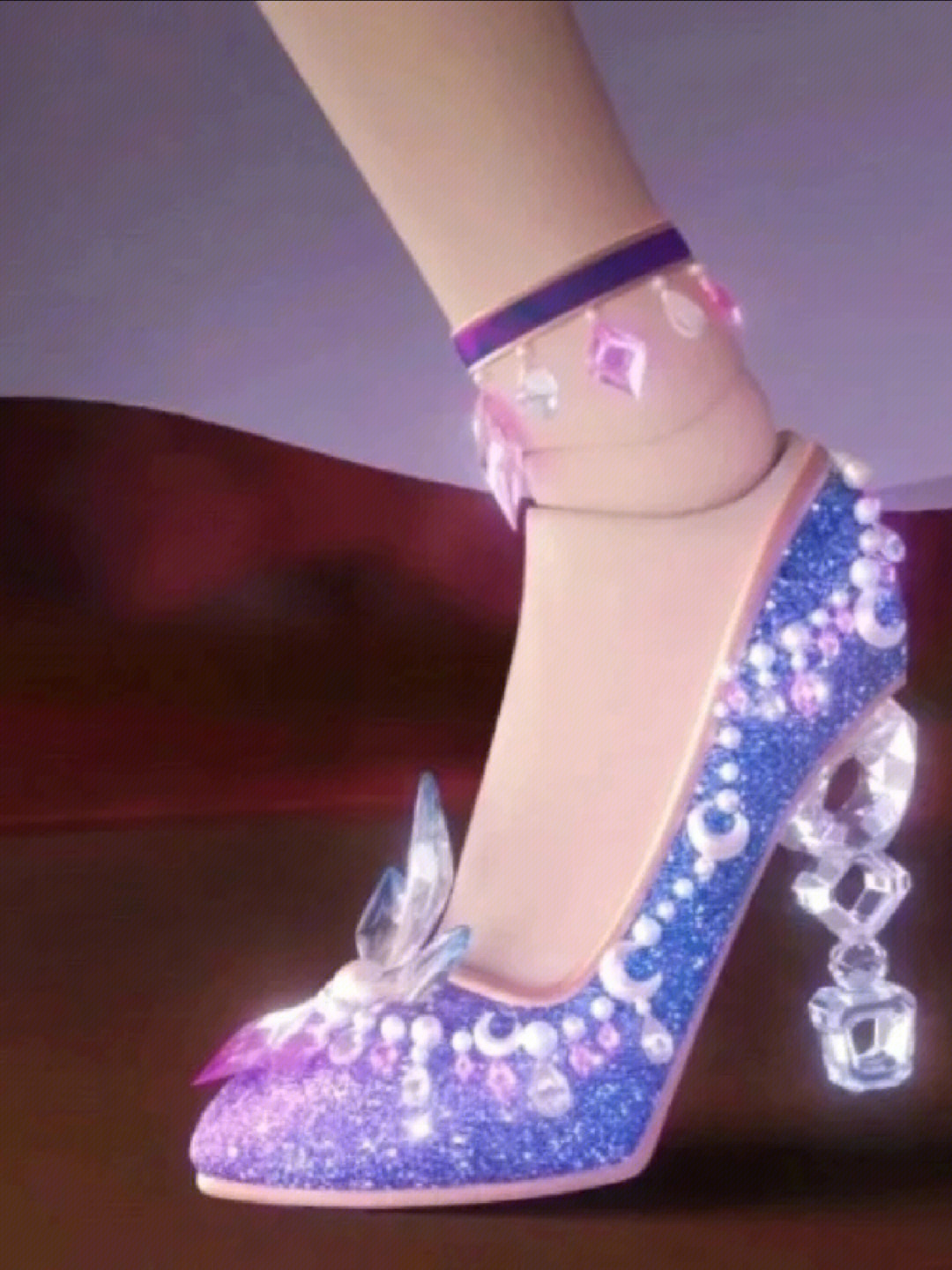 冰公主灵公主时希的鞋图片