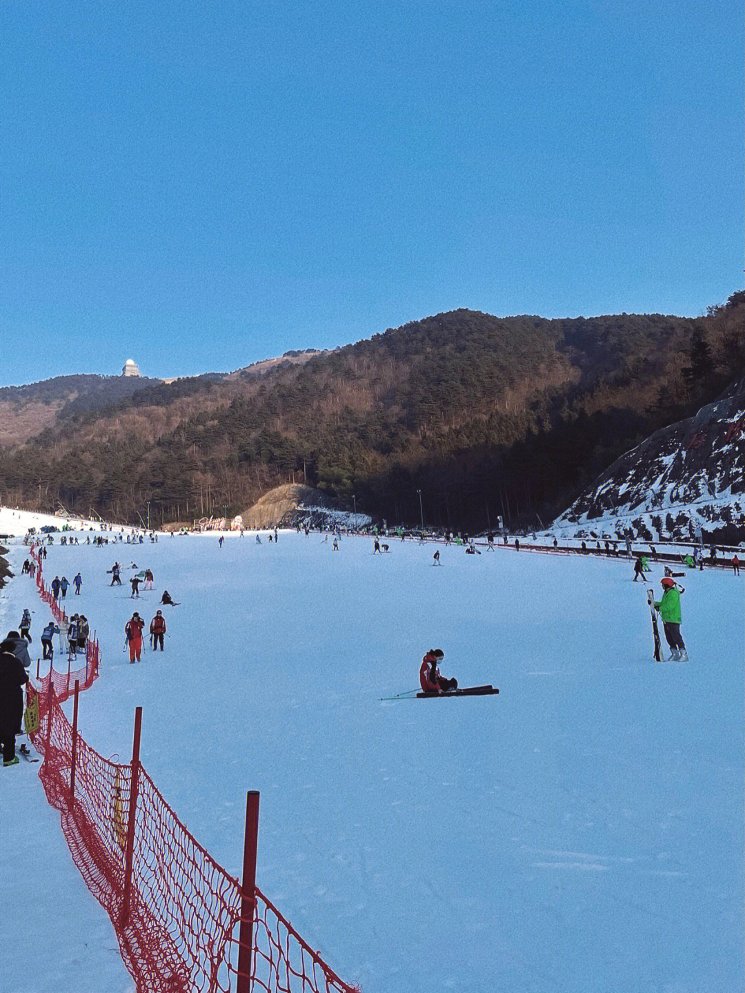四明山滑雪图片