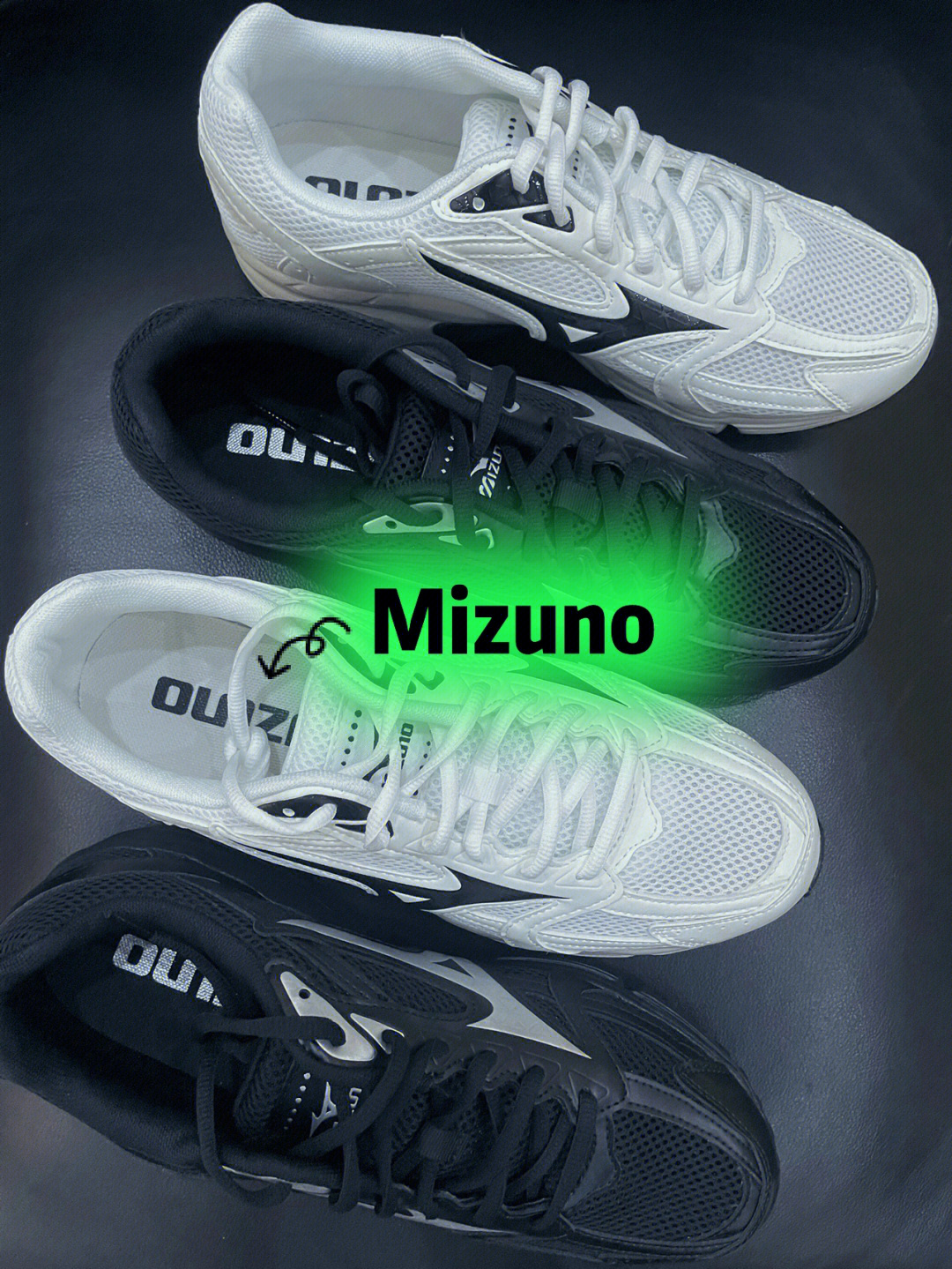 mizuno2022复古情侣款跑鞋