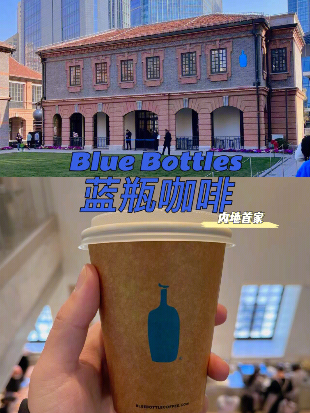 蓝瓶咖啡排队图片