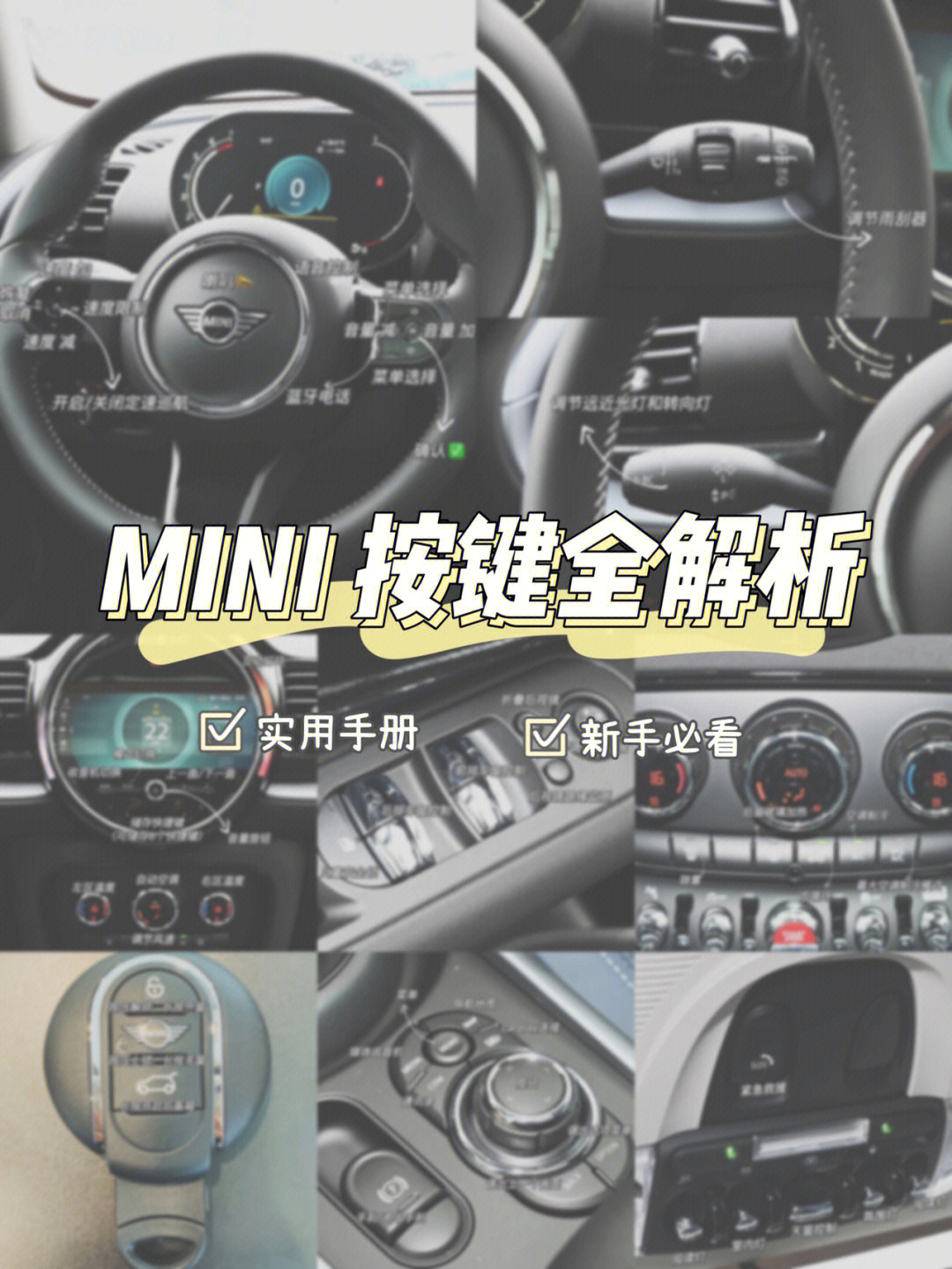 老款宝马mini按钮图解图片