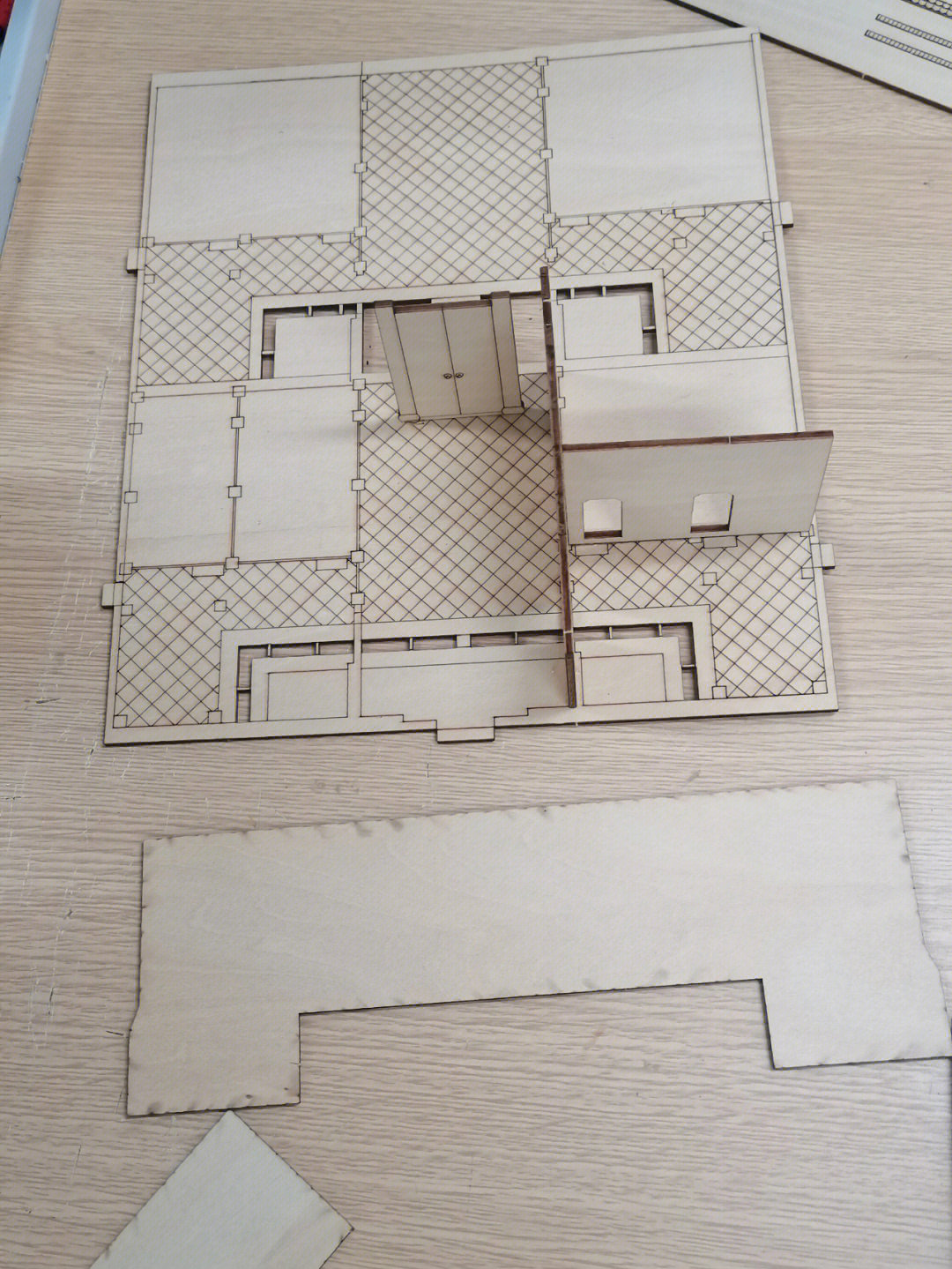 杆件模型建筑作业图片