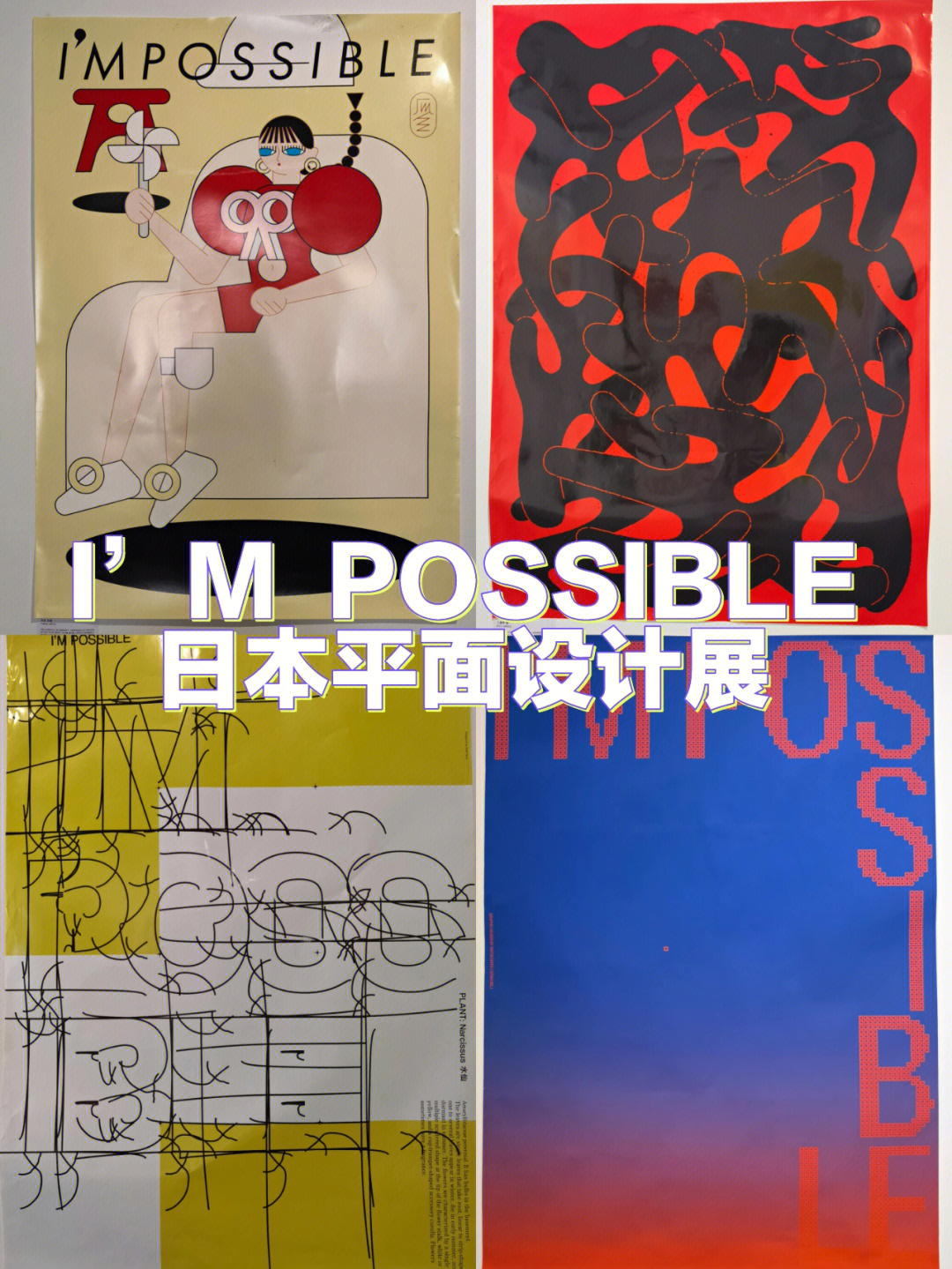 看展览日本平面设计展impossible