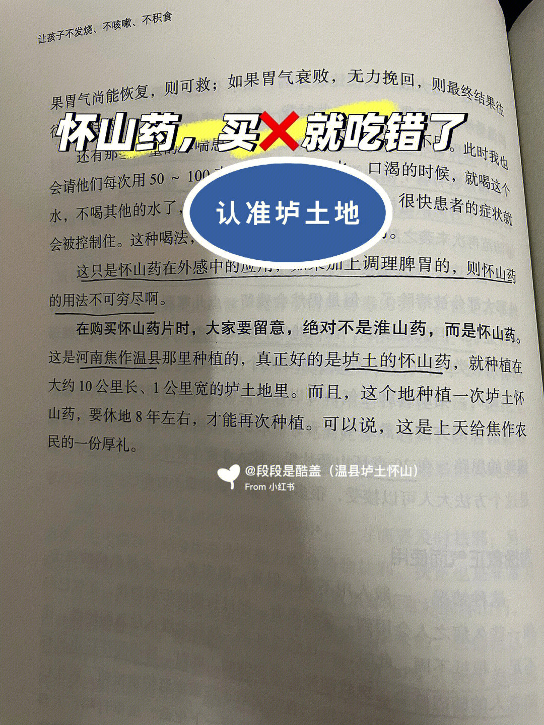 罗大伦博士的推荐找准原产地买对怀山药