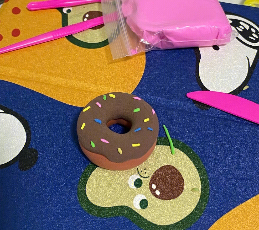 彩泥甜甜圈目标图片