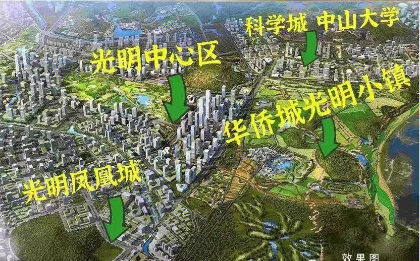 光明科学城位置图片