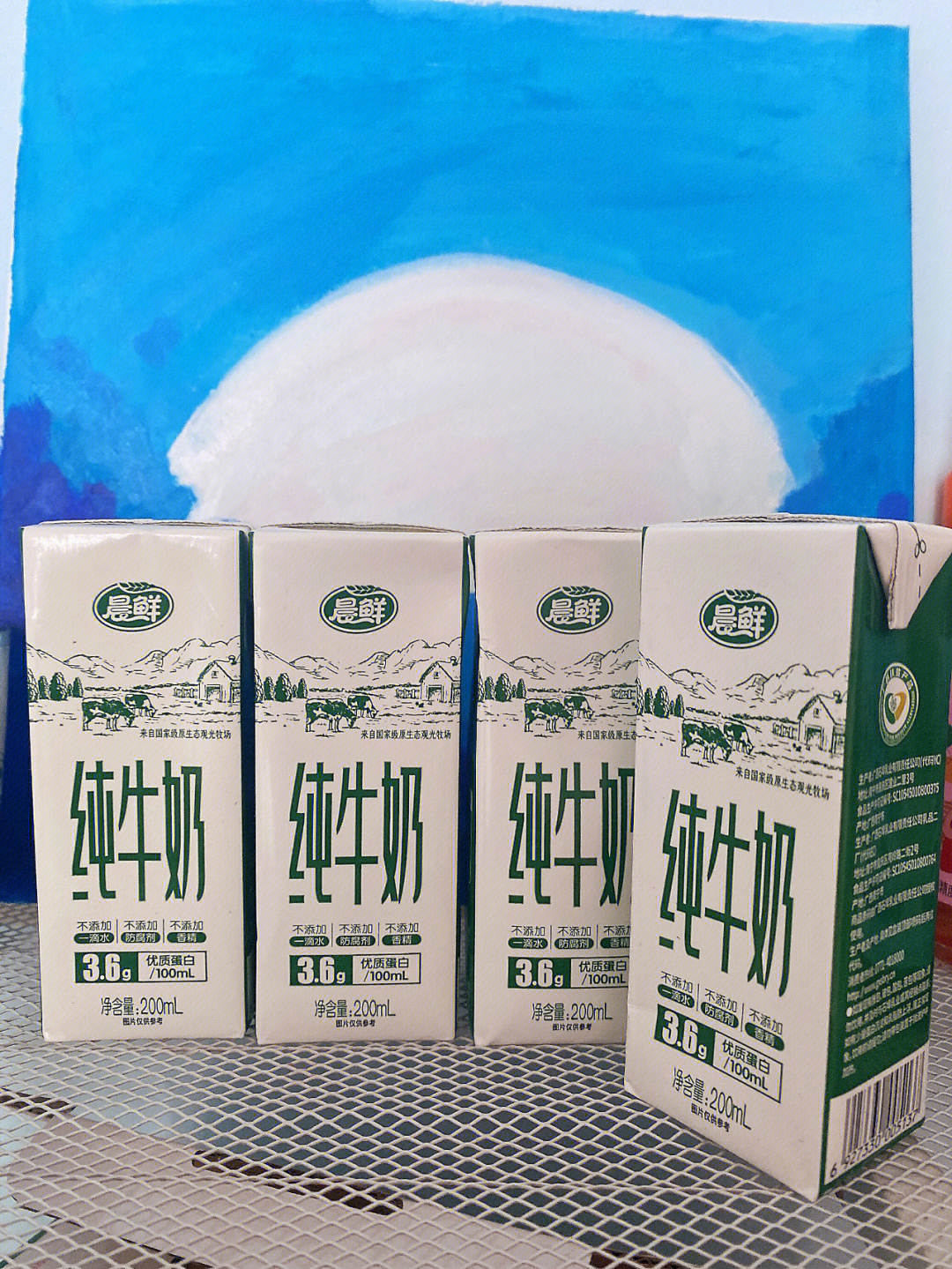 石埠牛奶订奶图片